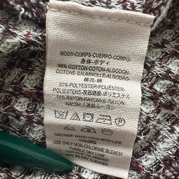 FREE PEOPLE Waffle Knit Cropped Turtleneck Long Sleeve Sweater Size Small - Picture 8 of 10